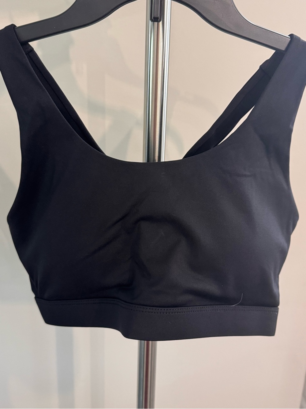 Black Women's Seamless Sports Bra